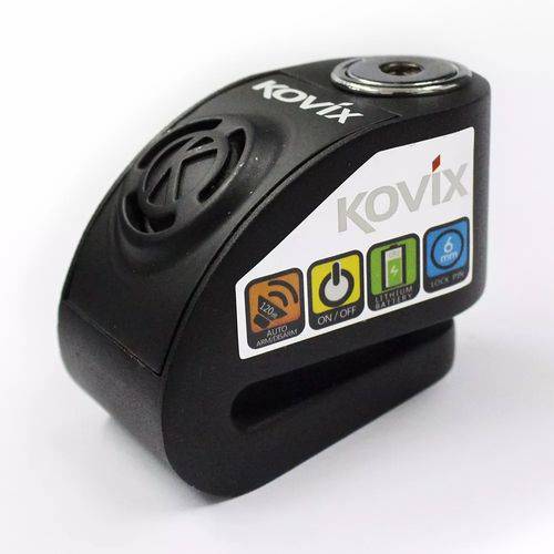 Assistência Técnica, SAC e Garantia do produto Trava de Disco de Freio Moto com Alarme Kovix - Preto