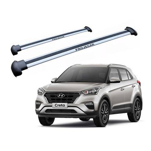 Assistência Técnica, SAC e Garantia do produto Travessa de Rack Hyundai Creta Prata Larga HY-1028 - Projecar