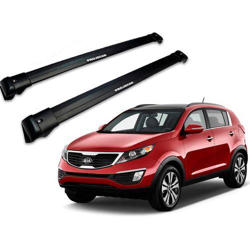 Assistência Técnica, SAC e Garantia do produto Travessa de Rack Kia Sportage 2013 em Diante com Teto Preta (par) KI-414 - Projecar