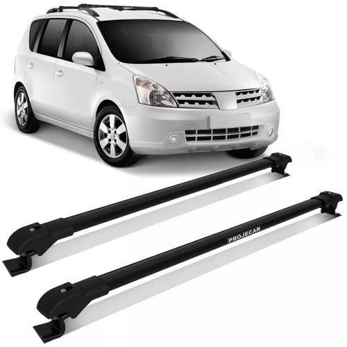 Assistência Técnica, SAC e Garantia do produto Travessa de Rack Nissan Livina Preta Slim TS-1105 - Projecar