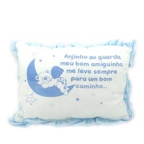 Assistência Técnica, SAC e Garantia do produto Travesseiro Azul com Frase Papi 35cm X 28cm