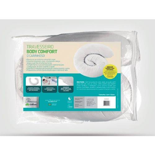 Assistência Técnica, SAC e Garantia do produto Travesseiro Body Confort (1,6mx25cm) - Fibrasca - Cód: Wc2016