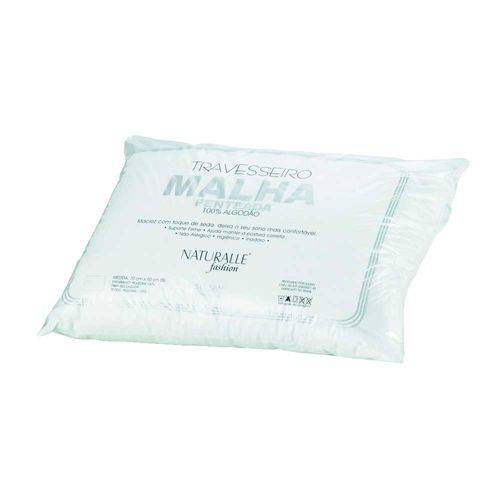 Assistência Técnica, SAC e Garantia do produto Travesseiro de Malha 100% Algodão Naturalle 70x50cm - Sultan