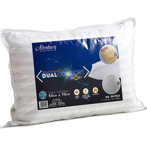 Assistência Técnica, SAC e Garantia do produto Travesseiro Dual Comfort 48x68 - Altenburg - Branco
