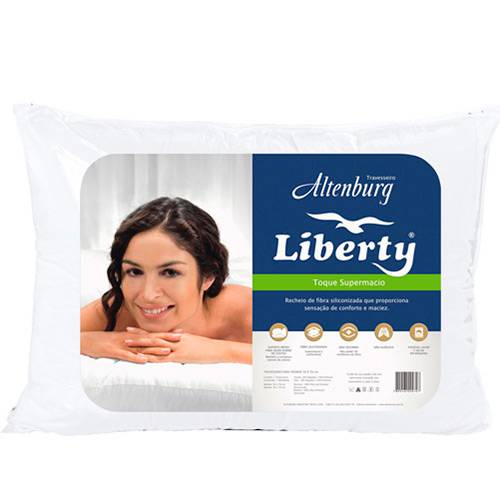 Assistência Técnica, SAC e Garantia do produto Travesseiro Fibra Siliconizada Anti Alérgico Liberty - Percal 180 Fios - Altenburg
