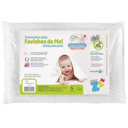 Assistência Técnica, SAC e Garantia do produto Travesseiro Fibrasca Baby Favinhos de Mel