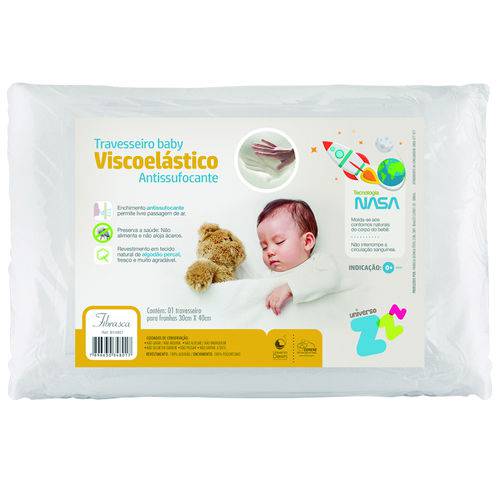 Assistência Técnica, SAC e Garantia do produto Travesseiro Fibrasca Baby Viscoelástico Antissufocante