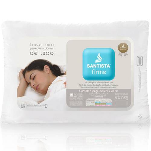 Assistência Técnica, SAC e Garantia do produto Travesseiro Firme 50x70cm 100% Algodão