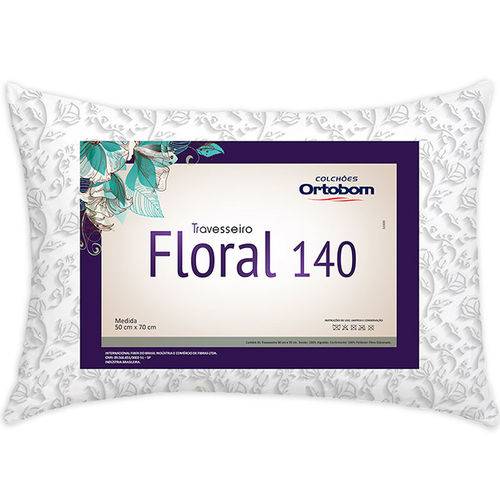 Assistência Técnica, SAC e Garantia do produto Travesseiro Floral 50x70 Cm - Ortobom