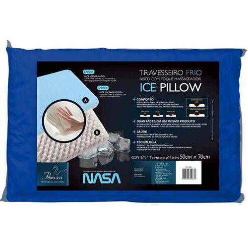 Assistência Técnica, SAC e Garantia do produto Travesseiro Frio Ice Pillow Visco + Massagem (50x70cm) - Fibrasca - Cód: Fi4066