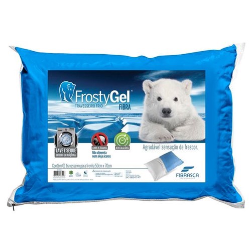 Assistência Técnica, SAC e Garantia do produto Travesseiro Frostygel Fibra 0.50x0.70m
