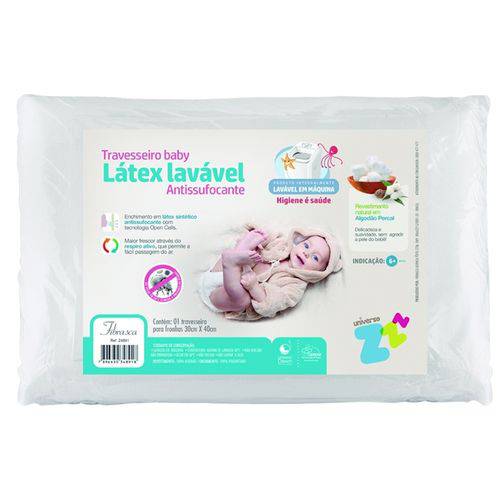 Assistência Técnica, SAC e Garantia do produto Travesseiro Látex Lavável Bebê Fibrasca