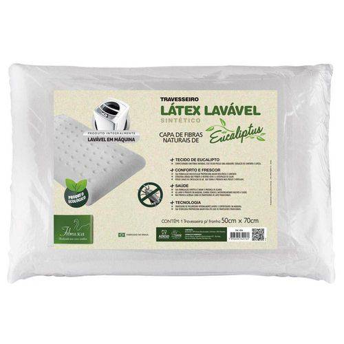 Assistência Técnica, SAC e Garantia do produto Travesseiro Latex Lavável Eucaliptus - Fibrasca