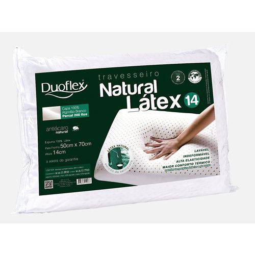 Assistência Técnica, SAC e Garantia do produto Travesseiro Natural Latex 50x70x14 Ln1104