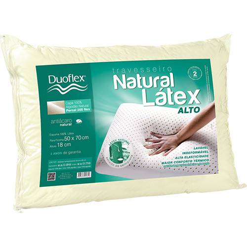 Assistência Técnica, SAC e Garantia do produto Travesseiro Natural Latex Alto - Duoflex