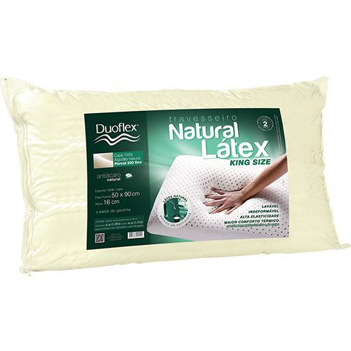 Assistência Técnica, SAC e Garantia do produto Travesseiro Natural Latex King Size - Duoflex