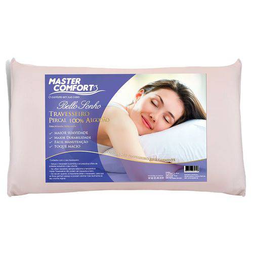 Assistência Técnica, SAC e Garantia do produto Travesseiro Percal 100% Algodão Bello Sonho - Master Comfort - Branco