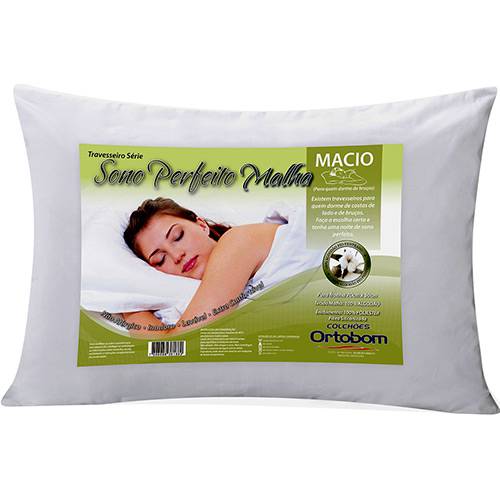 Assistência Técnica, SAC e Garantia do produto Travesseiro Sono Perfeito Malha Macio 50x70cm - Ortobom