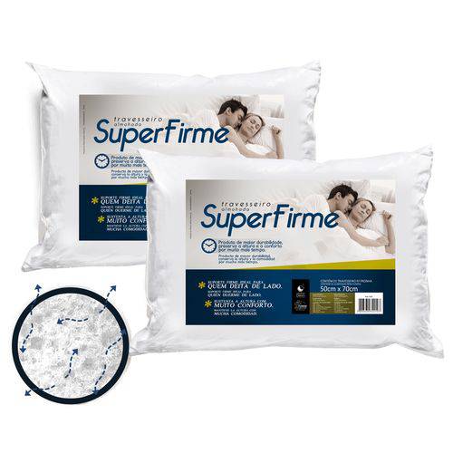 Assistência Técnica, SAC e Garantia do produto Travesseiro Superfirme Kit 2 Peças Comfort Macio