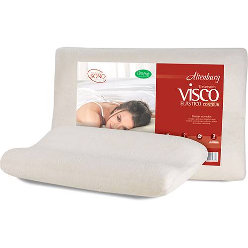 Assistência Técnica, SAC e Garantia do produto Travesseiro Visco Cervical Contuor 50x70 Altenburg Marfim