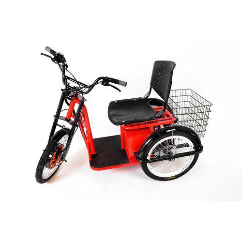 Assistência Técnica, SAC e Garantia do produto Triciclo Elétrico 800W Scooter Brasil com Suspensão Independente e Ré - Vermelho (Sem Farol e Alarme)