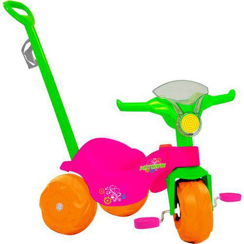 Assistência Técnica, SAC e Garantia do produto Triciclo Infantil Bandeirante Motoban - Pedal e Passeio - Rosa