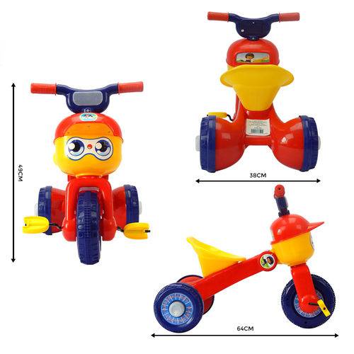 Assistência Técnica, SAC e Garantia do produto Triciclo Infantil Velotrol Patrulha - Mc5021-vermelho