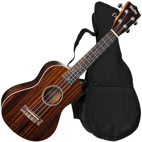 Assistência Técnica, SAC e Garantia do produto Ukulele Concerto Acústico Satin Natural Su23r Shelby + Capa