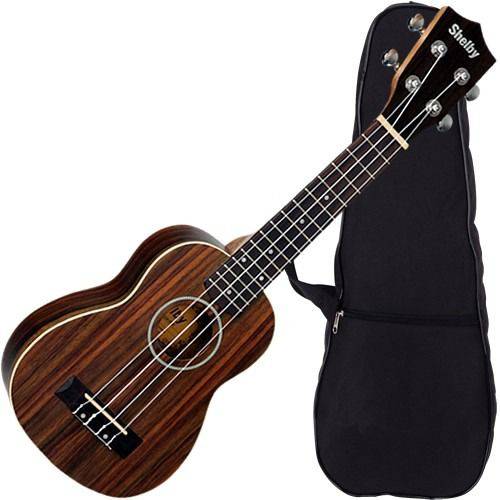 Assistência Técnica, SAC e Garantia do produto Ukulele Su21r Shelby Soprano 21 Acústico Basswood + Capa