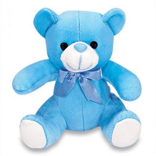 Assistência Técnica, SAC e Garantia do produto Urso Feliz de Pelúcia Mini Azul 15 Cm