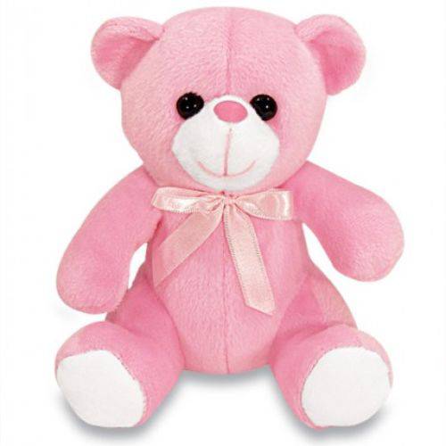 Assistência Técnica, SAC e Garantia do produto Urso Feliz de Pelúcia Mini Rosa 15 Cm