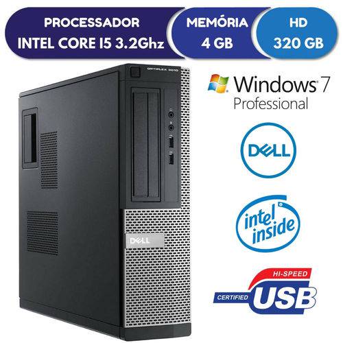 Assistência Técnica, SAC e Garantia do produto Usado: Computador Dell 3010 Intel Core I5 3470 3.2ghz 4gb HD 320gb Hdmi Windows 7 Pro