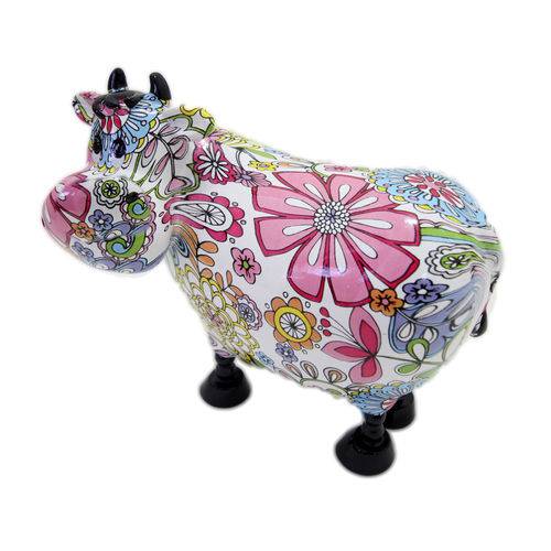 Assistência Técnica, SAC e Garantia do produto Vaca com Flores Coloridas Cerâmica 14x18 Cm Santa Cecília