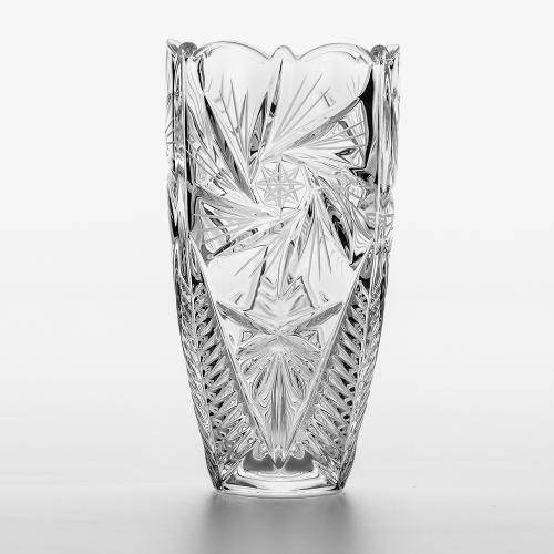 Assistência Técnica, SAC e Garantia do produto Vaso Bojudo Pinwheel Luxo 20cm Cristal - 5791