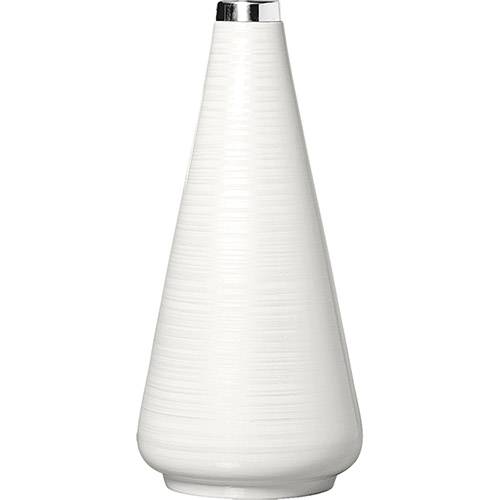 Assistência Técnica, SAC e Garantia do produto Vaso Decorativo Cone Luna 1210 Ana Maria Branco - (42x19x19cm)