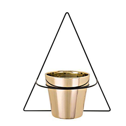 Assistência Técnica, SAC e Garantia do produto Vaso Dourado 13cm C/ Suporte