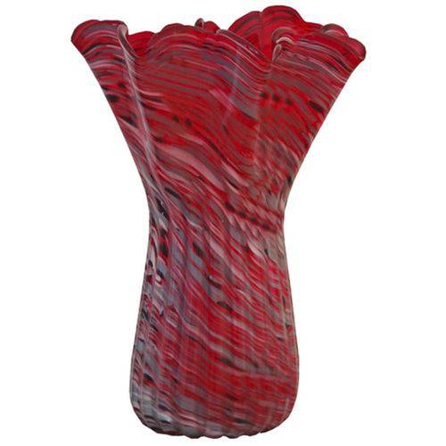 Assistência Técnica, SAC e Garantia do produto Vaso em Murano Vermelho Modelado Decorativo