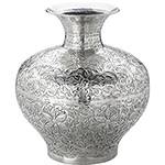 Assistência Técnica, SAC e Garantia do produto Vaso Mosaico Antique de Alumínio Prestige Cinza 38x38x44cm - Rojemac