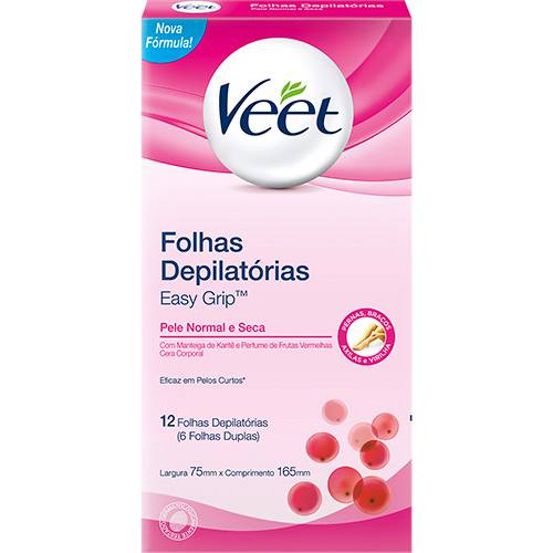 Assistência Técnica, SAC e Garantia do produto Veet Folhas de Cera Fria Corporal Peles Normais e Secas 12 Unidades