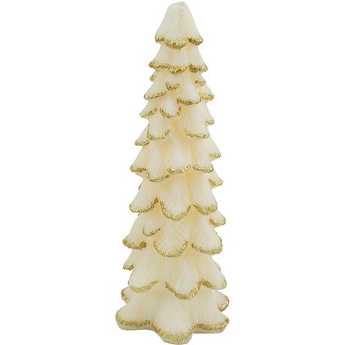 Assistência Técnica, SAC e Garantia do produto Vela Ávore de Natal Christmas Traditions com Detalhes Dourados 29,5cm