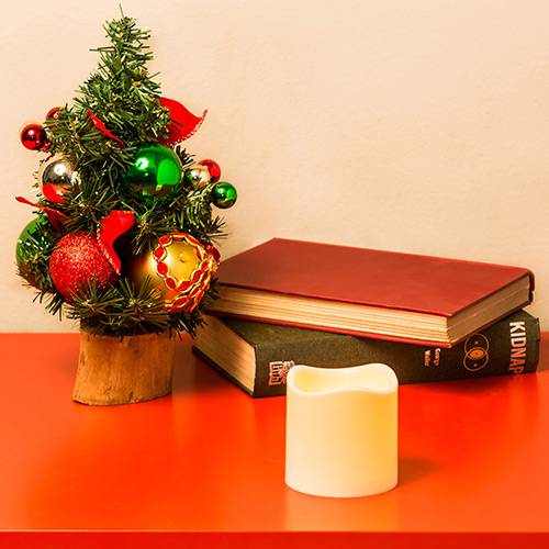 Assistência Técnica, SAC e Garantia do produto Vela Branca Led Luz Amarela 7,5cm - Orb Christmas