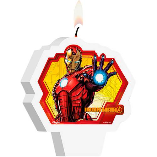 Assistência Técnica, SAC e Garantia do produto Vela Plana Regina Festas Iron Man Assemble 1 Unidade