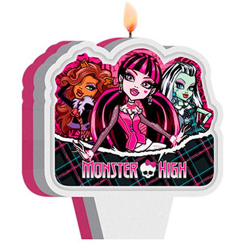 Assistência Técnica, SAC e Garantia do produto Vela Plana Regina Festas Monster High Kids com 1 Unidade