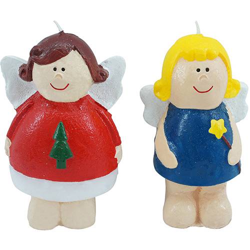 Assistência Técnica, SAC e Garantia do produto Velas Anjinhos Christmas Traditions 12,5cm 2 Peças - Coloridas