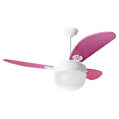 Assistência Técnica, SAC e Garantia do produto Ventilador de Teto Platun Branco Loren Sid 3 Pás Pink M2 127v/220v