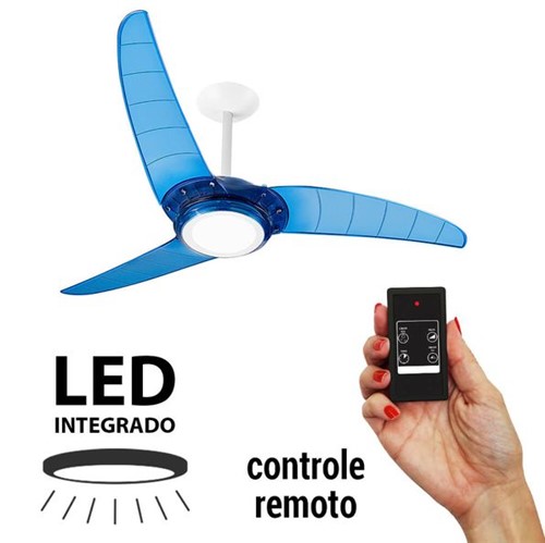 Assistência Técnica, SAC e Garantia do produto Ventilador de Teto Spirit 303 Indigo LED Controle Remoto