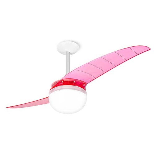 Assistência Técnica, SAC e Garantia do produto Ventilador de Teto Spirit 202 Rosa Neon Lustre Globo