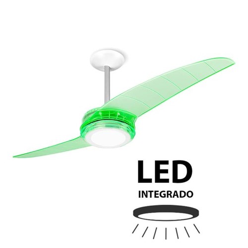 Assistência Técnica, SAC e Garantia do produto Ventilador de Teto Spirit 203 Verde Neon LED