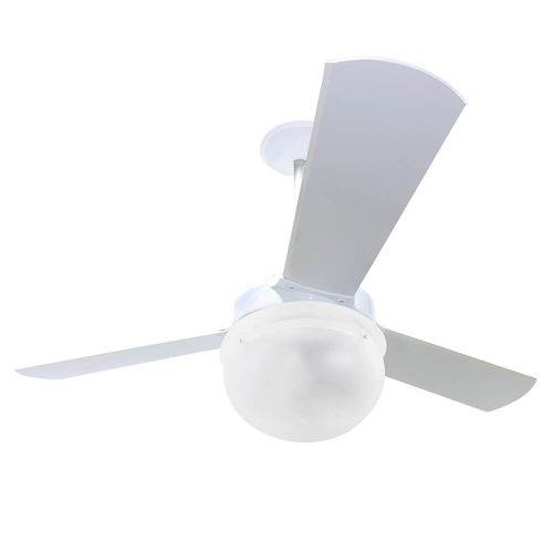 Assistência Técnica, SAC e Garantia do produto Ventilador de Teto Zenys Tornado com Lustre Globo 3 Pás Branco - 220V