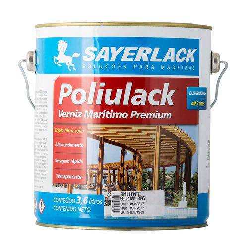 Assistência Técnica, SAC e Garantia do produto Verniz Poliulack Brilhante Natural 3,6L Sayerlack